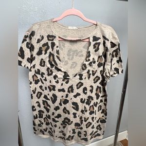 Animal print with key hole front